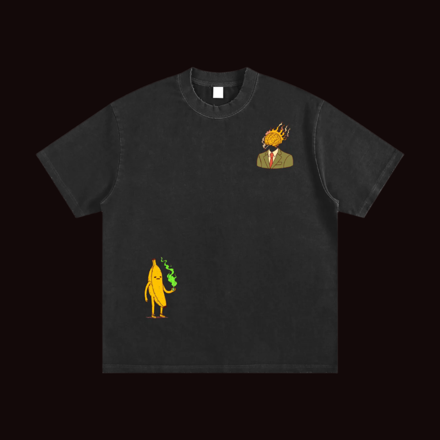 Heavyweight Vintage Washed Frayed T-Shirt