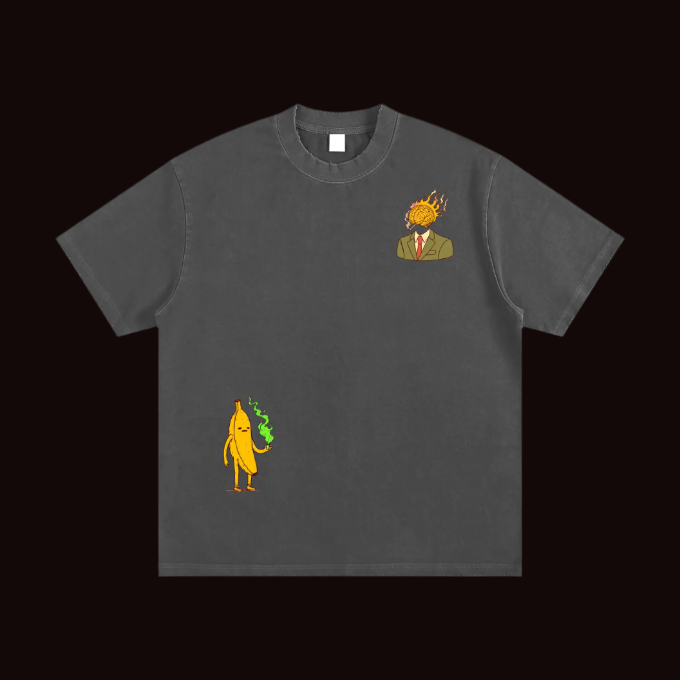 Heavyweight Vintage Washed Frayed T-Shirt